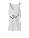 TooLoud Bride Womens Petite Tank Top-Womens Tank Tops-TooLoud-White-X-Small-Davson Sales