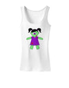 Zombie Girl Halloween Womens Tank Top-Womens Tank Tops-TooLoud-White-X-Small-Davson Sales