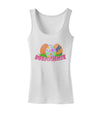 Eggsquisite Womens Petite Tank Top-TooLoud-White-X-Small-Davson Sales