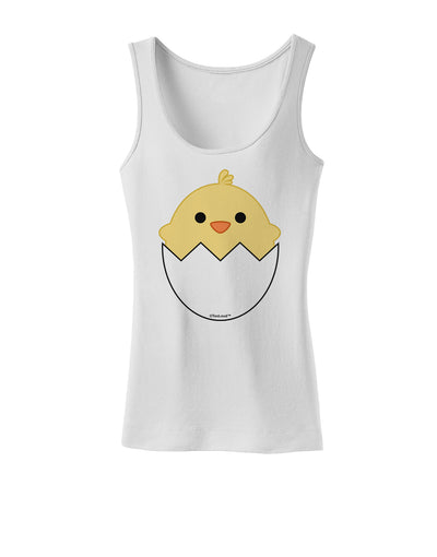 Cute Hatching Chick Design Womens Tank Top by TooLoud-Womens Tank Tops-TooLoud-White-X-Small-Davson Sales