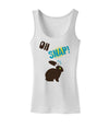 TooLoud Oh Snap Chocolate Easter Bunny Womens Tank Top-Womens Tank Tops-TooLoud-White-X-Small-Davson Sales