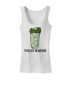Vegan Badass Bottle Print Womens Petite Tank Top-Womens Tank Tops-TooLoud-White-X-Small-Davson Sales