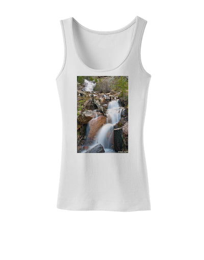 Colorado Waterfall Scene Womens Tank Top-Womens Tank Tops-TooLoud-White-X-Small-Davson Sales