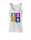 Clown Face Pop Art Womens Tank Top-Womens Tank Tops-TooLoud-White-X-Small-Davson Sales