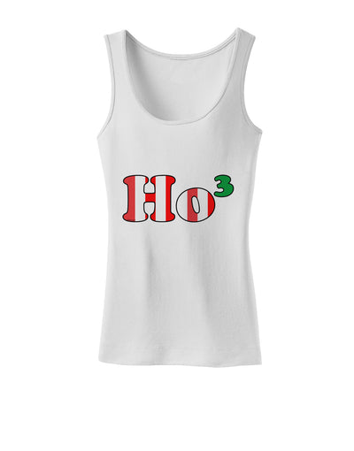 Ho Ho Ho Math Christmas Womens Tank Top-Womens Tank Tops-TooLoud-White-X-Small-Davson Sales