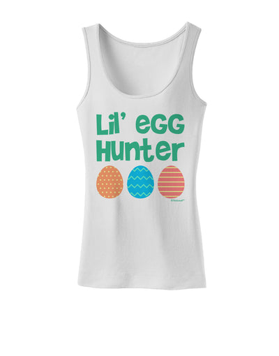 Lil' Egg Hunter - Easter - Green Womens Tank Top by TooLoud-Womens Tank Tops-TooLoud-White-X-Small-Davson Sales