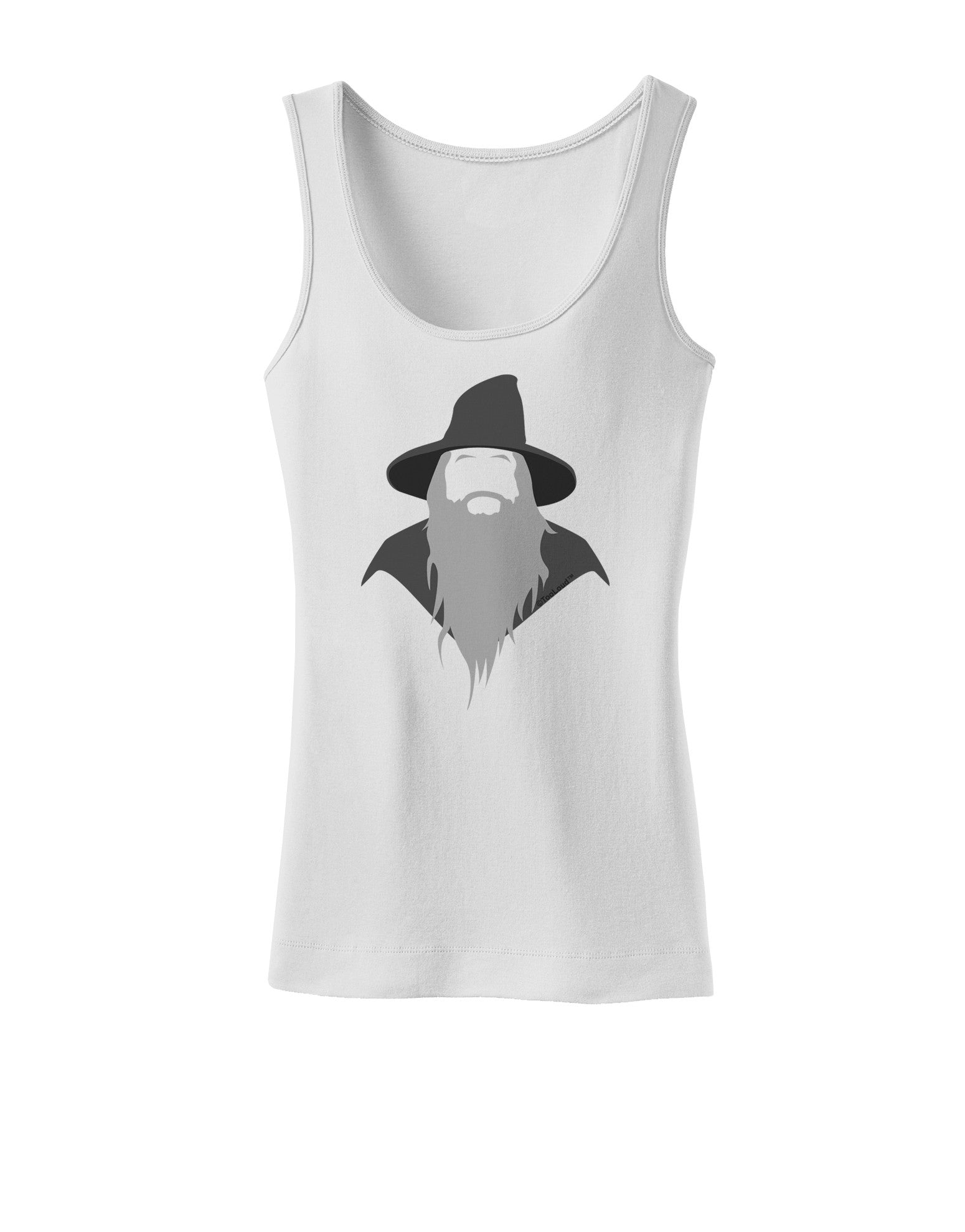 Grey Wizard Womens Petite Tank Top-TooLoud-White-X-Small-Davson Sales