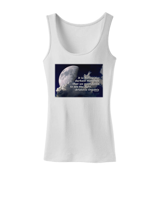 Our Darkest Moments Womens Petite Tank Top-TooLoud-White-X-Small-Davson Sales