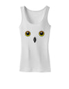 Cute Snowy Owl Face Womens Tank Top-Womens Tank Tops-TooLoud-White-X-Small-Davson Sales