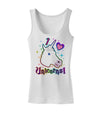 I love Unicorns Womens Tank Top-Womens Tank Tops-TooLoud-White-X-Small-Davson Sales