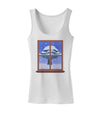 Frosty Window Design Womens Tank Top-Womens Tank Tops-TooLoud-White-X-Small-Davson Sales