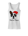 Santa Paws Christmas Dog Womens Tank Top-Womens Tank Tops-TooLoud-White-X-Small-Davson Sales