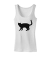 Cat Silhouette Design Womens Tank Top by TooLoud-Womens Tank Tops-TooLoud-White-X-Small-Davson Sales