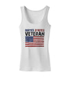 US Veteran Distressed Womens Tank Top-Womens Tank Tops-TooLoud-White-X-Small-Davson Sales