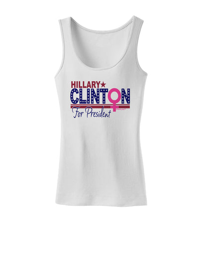 Hillary Female Symbol Womens Tank Top-Womens Tank Tops-TooLoud-White-X-Small-Davson Sales