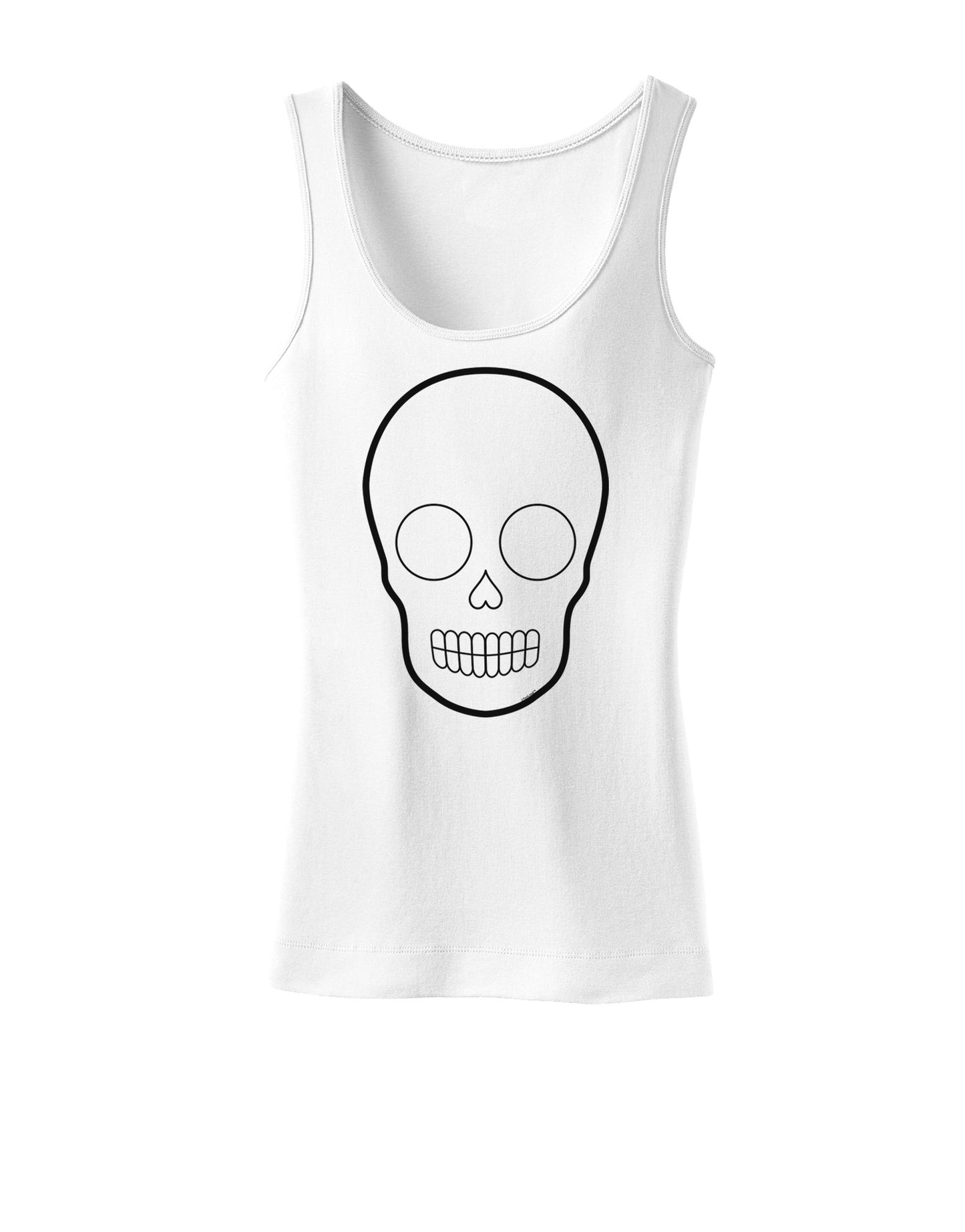 Design Your Own Day of the Dead Calavera Womens Tank Top-Womens Tank Tops-TooLoud-White-X-Small-Davson Sales