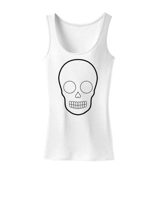 Design Your Own Day of the Dead Calavera Womens Tank Top-Womens Tank Tops-TooLoud-White-X-Small-Davson Sales