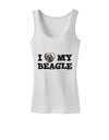 I Heart My Beagle Womens Tank Top by TooLoud-Womens Tank Tops-TooLoud-White-X-Small-Davson Sales