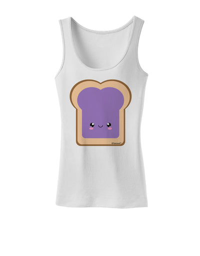 Cute Matching Design - PB and J - Jelly Womens Tank Top by TooLoud-Womens Tank Tops-TooLoud-White-X-Small-Davson Sales