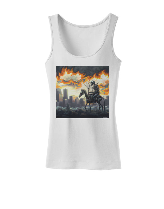 Grimm Reaper Halloween Design Womens Tank Top-Womens-Tanktops-TooLoud-White-X-Small-Davson Sales