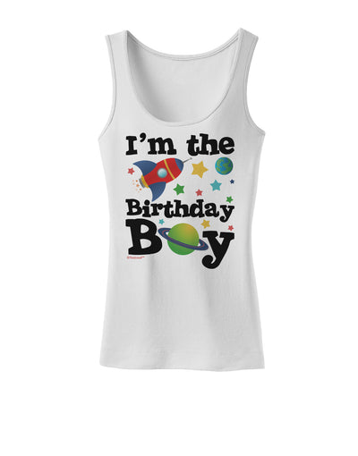 I'm the Birthday Boy - Outer Space Design Womens Tank Top by TooLoud-Womens Tank Tops-TooLoud-White-X-Small-Davson Sales