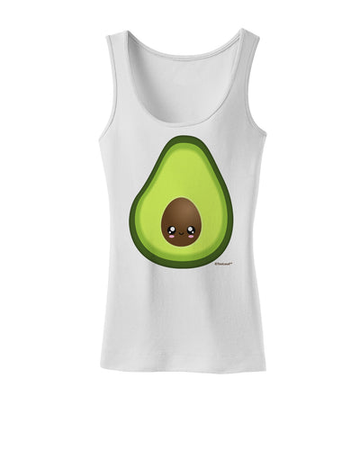 Cute Avocado Design Womens Tank Top-Womens Tank Tops-TooLoud-White-X-Small-Davson Sales