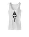 Funny Panda Peeking Out of Zipper Womens Tank Top by TooLoud-Womens Tank Tops-TooLoud-White-X-Small-Davson Sales