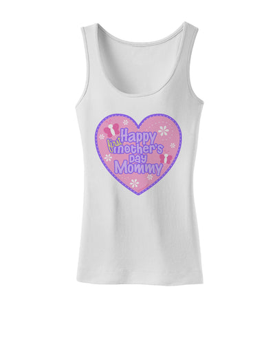 Happy First Mother's Day Mommy - Pink Womens Tank Top by TooLoud-Womens Tank Tops-TooLoud-White-X-Small-Davson Sales