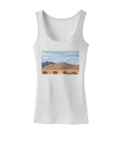 Pixel Landscape - Desert Womens Tank Top-Womens Tank Tops-TooLoud-White-X-Small-Davson Sales