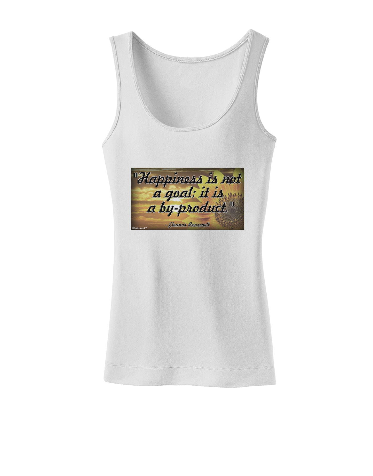 Happiness Is Not A Goal Womens Petite Tank Top by TooLoud-TooLoud-White-X-Small-Davson Sales