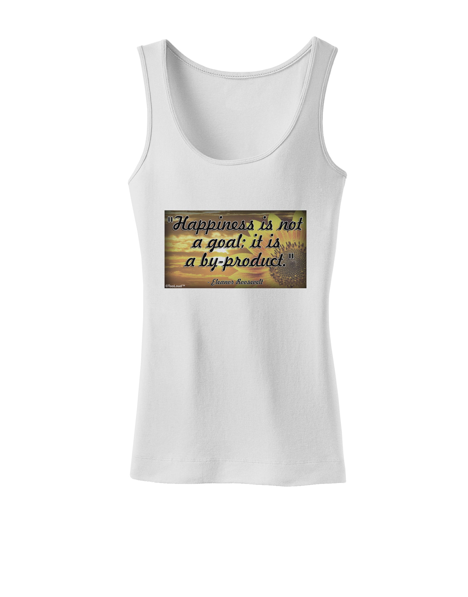 Happiness Is Not A Goal Womens Petite Tank Top by TooLoud-TooLoud-White-X-Small-Davson Sales