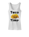 Taco Time - Mexican Food Design Womens Tank Top by TooLoud-Womens Tank Tops-TooLoud-White-X-Small-Davson Sales