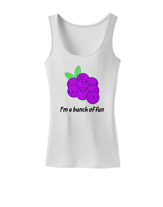 Grapes - I'm a Bunch of Fun Womens Tank Top-Womens Tank Tops-TooLoud-White-X-Small-Davson Sales