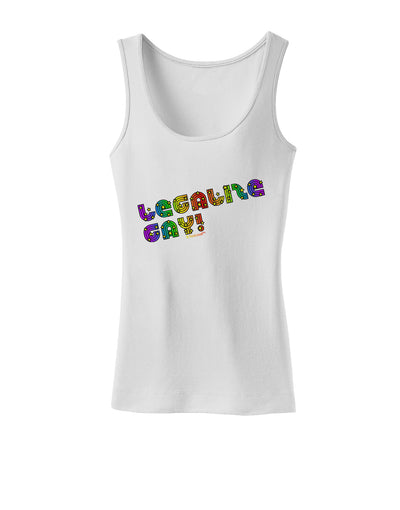 Legalize Gay - Rainbow Womens Tank Top-Womens Tank Tops-TooLoud-White-X-Small-Davson Sales