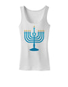 Hanukkah Menorah Womens Tank Top-Womens Tank Tops-TooLoud-White-X-Small-Davson Sales