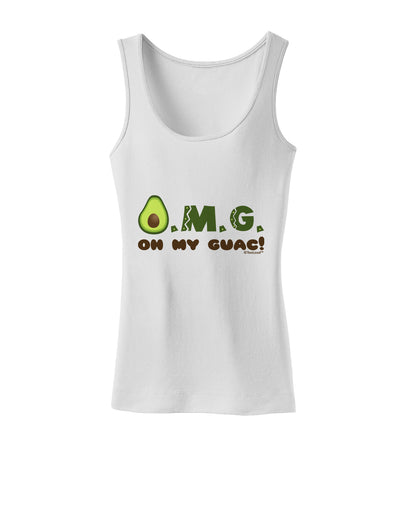 OMG - Oh My Guac - Guacamole Design Womens Tank Top by TooLoud-Womens Tank Tops-TooLoud-White-X-Small-Davson Sales