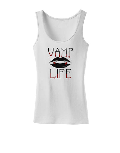 TooLoud Vamp Life Womens Tank Top-Womens Tank Tops-TooLoud-White-X-Small-Davson Sales