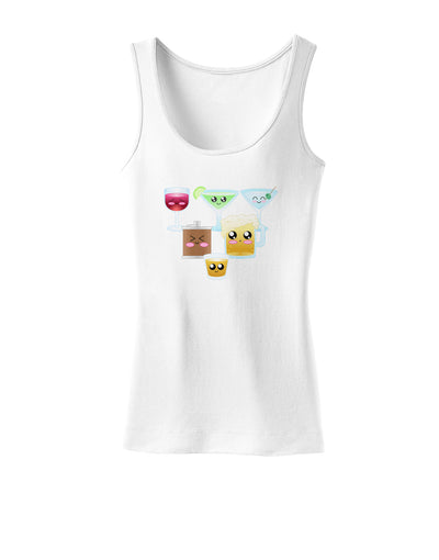 Cutsie Cartel Womens Tank Top-Womens Tank Tops-TooLoud-White-X-Small-Davson Sales