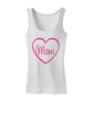 Mom Heart Design - Pink Womens Tank Top by TooLoud-Womens Tank Tops-TooLoud-White-X-Small-Davson Sales