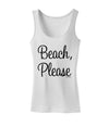 Beach Please Womens Tank Top-Womens Tank Tops-TooLoud-White-X-Small-Davson Sales