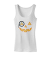 Monocle Jack-o-Lantern Color Womens Tank Top-Womens Tank Tops-TooLoud-White-X-Small-Davson Sales