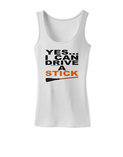 Drive Stick Orange Womens Tank Top-Womens Tank Tops-TooLoud-White-X-Small-Davson Sales