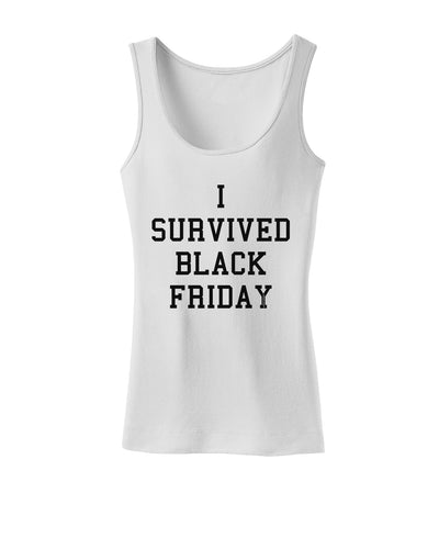 I Survived Black Friday Womens Tank Top-Womens Tank Tops-TooLoud-White-X-Small-Davson Sales