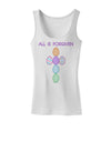 All is forgiven Cross Faux Applique Womens Petite Tank Top-TooLoud-White-X-Small-Davson Sales