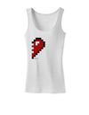 Couples Pixel Heart Design - Right Womens Tank Top by TooLoud-Womens Tank Tops-TooLoud-White-X-Small-Davson Sales