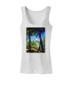 TooLoud Tropical Skyline Womens Tank Top-Womens Tank Tops-TooLoud-White-X-Small-Davson Sales