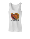 Nautilus Fossil Watercolor Text Womens Tank Top-Womens Tank Tops-TooLoud-White-X-Small-Davson Sales