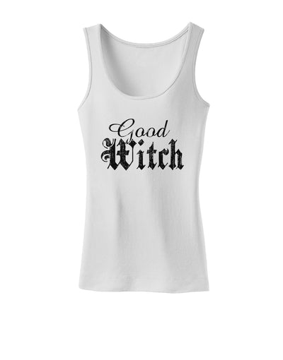 Good Witch - Halloween Distressed Womens Tank Top-Womens Tank Tops-TooLoud-White-X-Small-Davson Sales