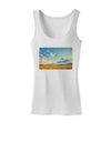 Garden of the Gods Watercolor Womens Petite Tank Top-TooLoud-White-X-Small-Davson Sales