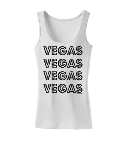 Vegas - Vegas Style Show Lights Womens Tank Top by TooLoud-Womens Tank Tops-TooLoud-White-X-Small-Davson Sales